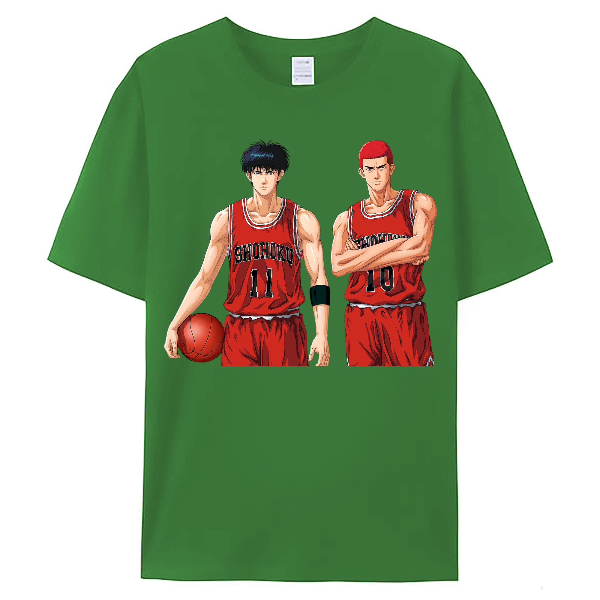 （画像用） SLAM DUNK／スラムダンク レディースカジュアルプリントTシャツ（綿100％）